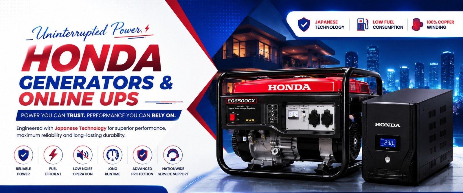Honda Generators Online UPS
